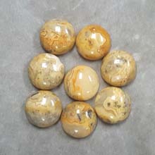 14MM ROUND CABOCHON CRAZY LACE AGATE(8PCS/BAG)